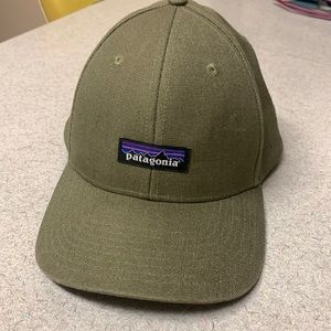 Olive colored Patagonia SnapBack hat